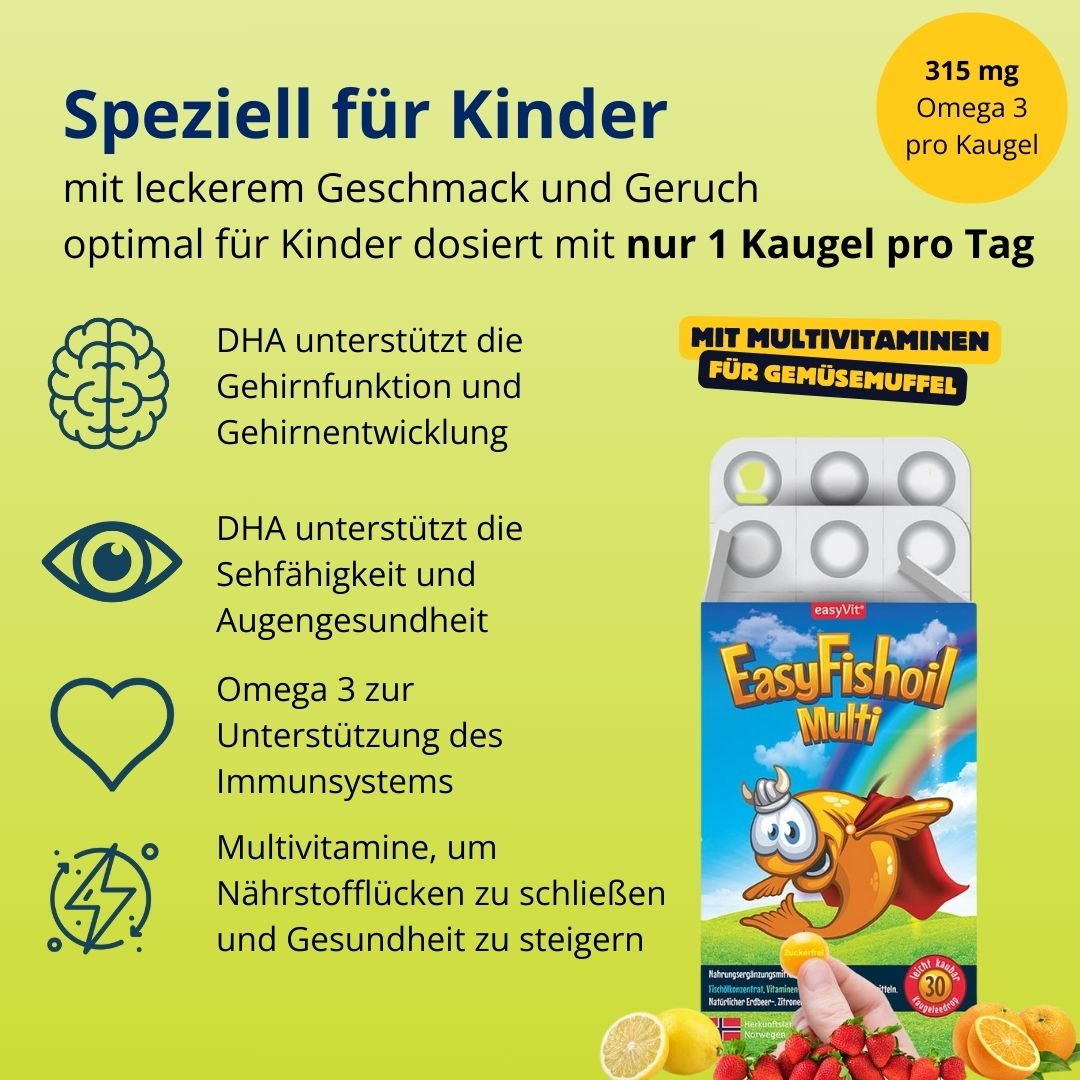 EasyFishoil Multi - Omega-3 e multivitaminico