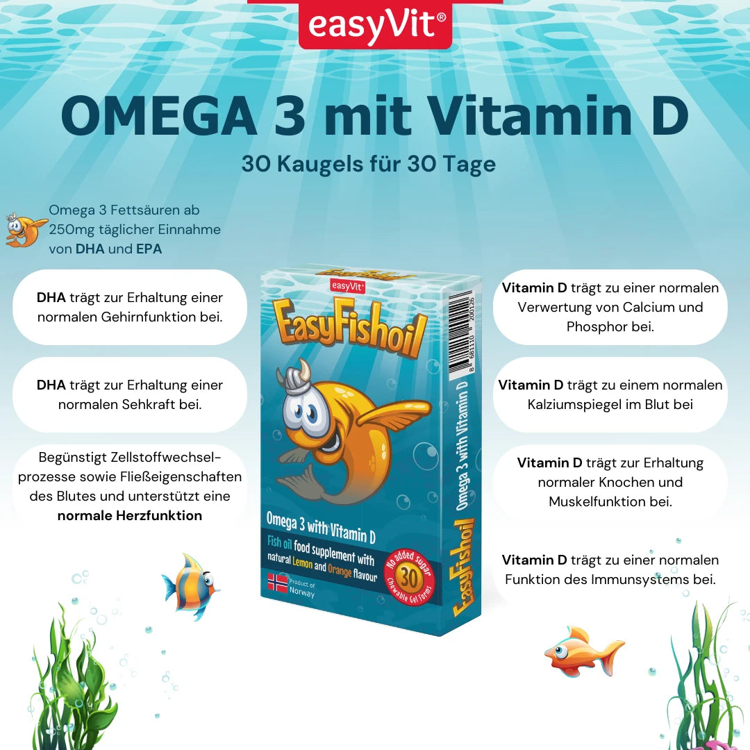 EasyFishoil - Omega-3 & Vitamin D3